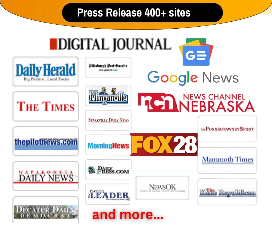 write and distribute press release 400 sites